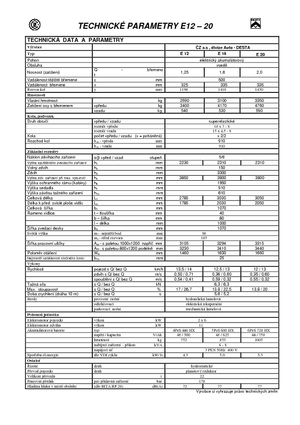 Челни вилични електрокари Desta E 16 ac