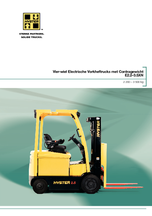 Челни вилични електрокари Hyster E3.0XN