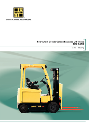 Челни вилични електрокари Hyster E3.0XN