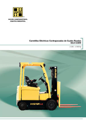 Челни вилични електрокари Hyster E3.0XN