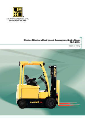 Челни вилични електрокари Hyster E3.0XN