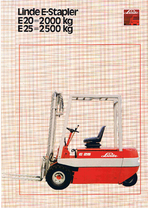 Челни вилични електрокари Linde E 25