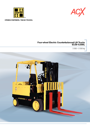 Челни вилични електрокари Hyster E4.0XN