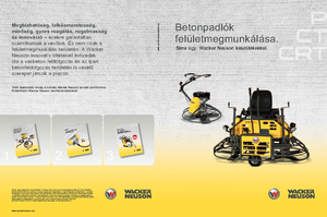 Роторни заглаждачи - ръчно водими Wacker Neuson CT 36-400 E