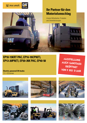 Челни вилични електрокари Caterpillar EP35K PAC