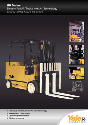 Челни вилични електрокари Yale ERC 45 HG