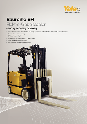 Челни вилични електрокари Yale ERC40VH