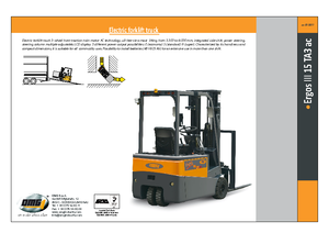 Челни вилични мотокари, дизелови OMG Ergos III 15 TA 3