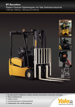 Челни вилични електрокари Yale ERP20VT MWB