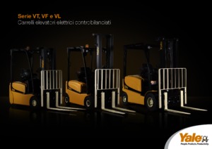 Челни вилични електрокари Yale ERP 18 VF