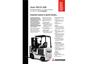 Челни вилични електрокари Mitsubishi FBC 25 N