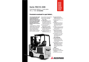 Челни вилични електрокари Mitsubishi FBC 25 N