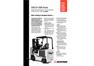 Челни вилични електрокари Mitsubishi FBC 25 N