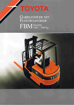 Челни вилични електрокари Toyota FBM 25