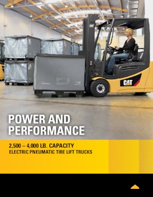 Челни вилични електрокари Caterpillar 2ET3000