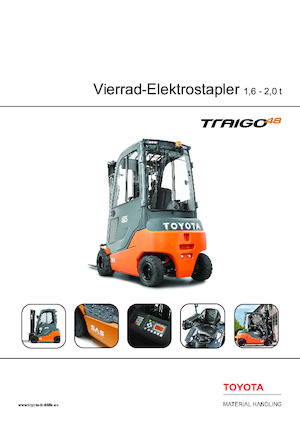 Челни вилични електрокари Toyota 8 FBM 20T 