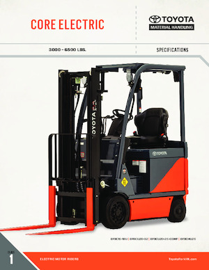 Челни вилични електрокари Toyota 8FBCU25-COMP