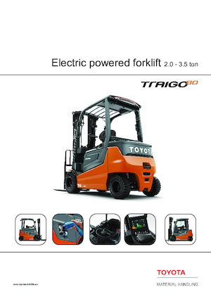 Челни вилични електрокари Toyota 9 FBMK 25T 