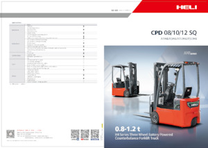 Челни вилични електрокари Heli CPD12SQ