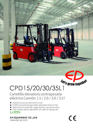 Челни вилични електрокари EP CPD35L1S