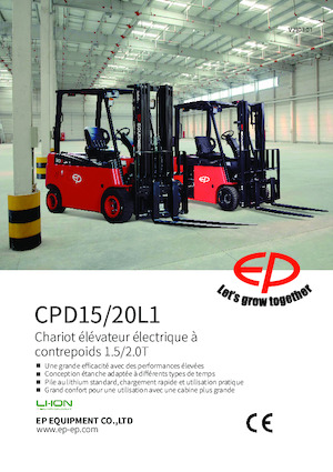Челни вилични електрокари EP CPD15L1