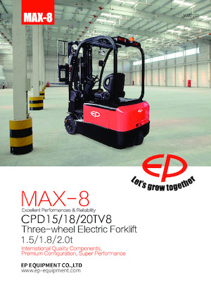 Челни вилични електрокари EP CPD18TV8