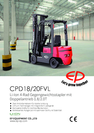 Челни вилични електрокари EP CPD18FVL