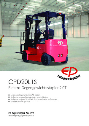 Челни вилични електрокари EP CPD20L1S