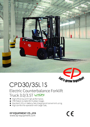 Челни вилични електрокари EP CPD35L1S