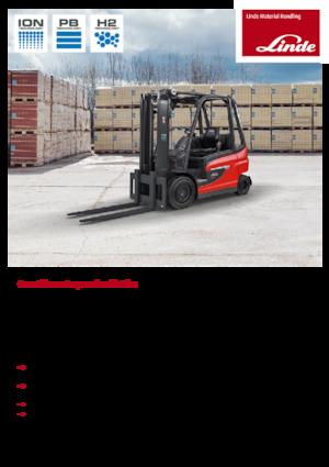 Челни вилични електрокари Linde E25L