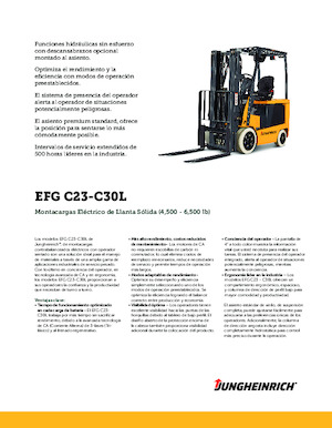 Челни вилични електрокари Jungheinrich EFG C25E