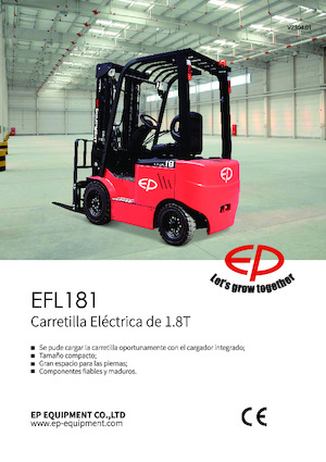 Челни вилични електрокари EP EFL181