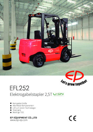 Челни вилични електрокари EP EFL252