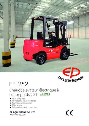 Челни вилични електрокари EP EFL252