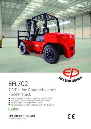 Челни вилични електрокари EP EFL702