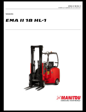 Челни вилични електрокари Manitou EMA II 18 HL-1