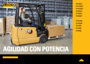 Челни вилични електрокари Caterpillar EP100N