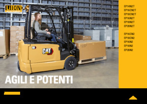 Челни вилични електрокари Caterpillar EP80N