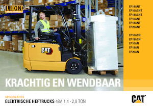 Челни вилични електрокари Caterpillar EP16AN