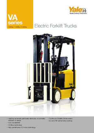 Челни вилични електрокари Yale ERC18VA