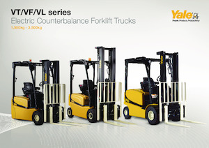 Челни вилични електрокари Yale ERP18VT LWB