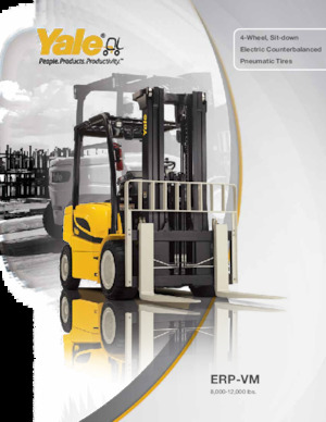 Челни вилични електрокари Yale ERP100VML