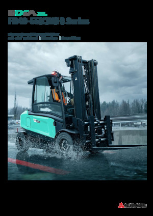 Челни вилични електрокари Mitsubishi FB40N  