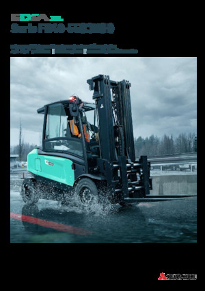 Челни вилични електрокари Mitsubishi FB40N  