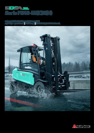 Челни вилични електрокари Mitsubishi FB40N  