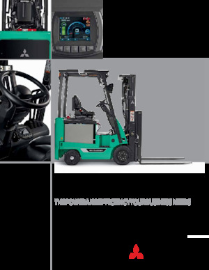 Челни вилични електрокари Mitsubishi FBC18LN