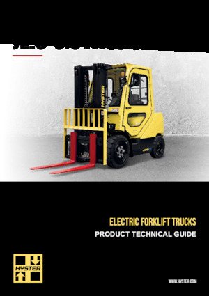 Челни вилични електрокари Hyster J3.5XTLG