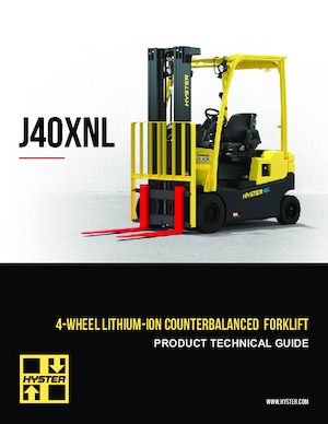 Челни вилични електрокари Hyster J40XNL