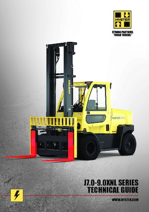 Челни вилични електрокари Hyster J8.0XNL9 