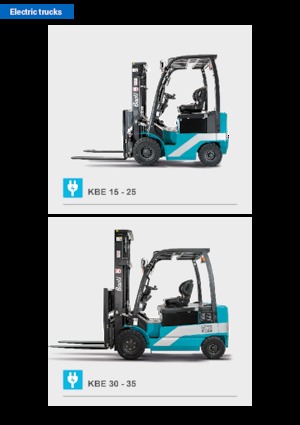 Челни вилични електрокари Baoli KBE 30